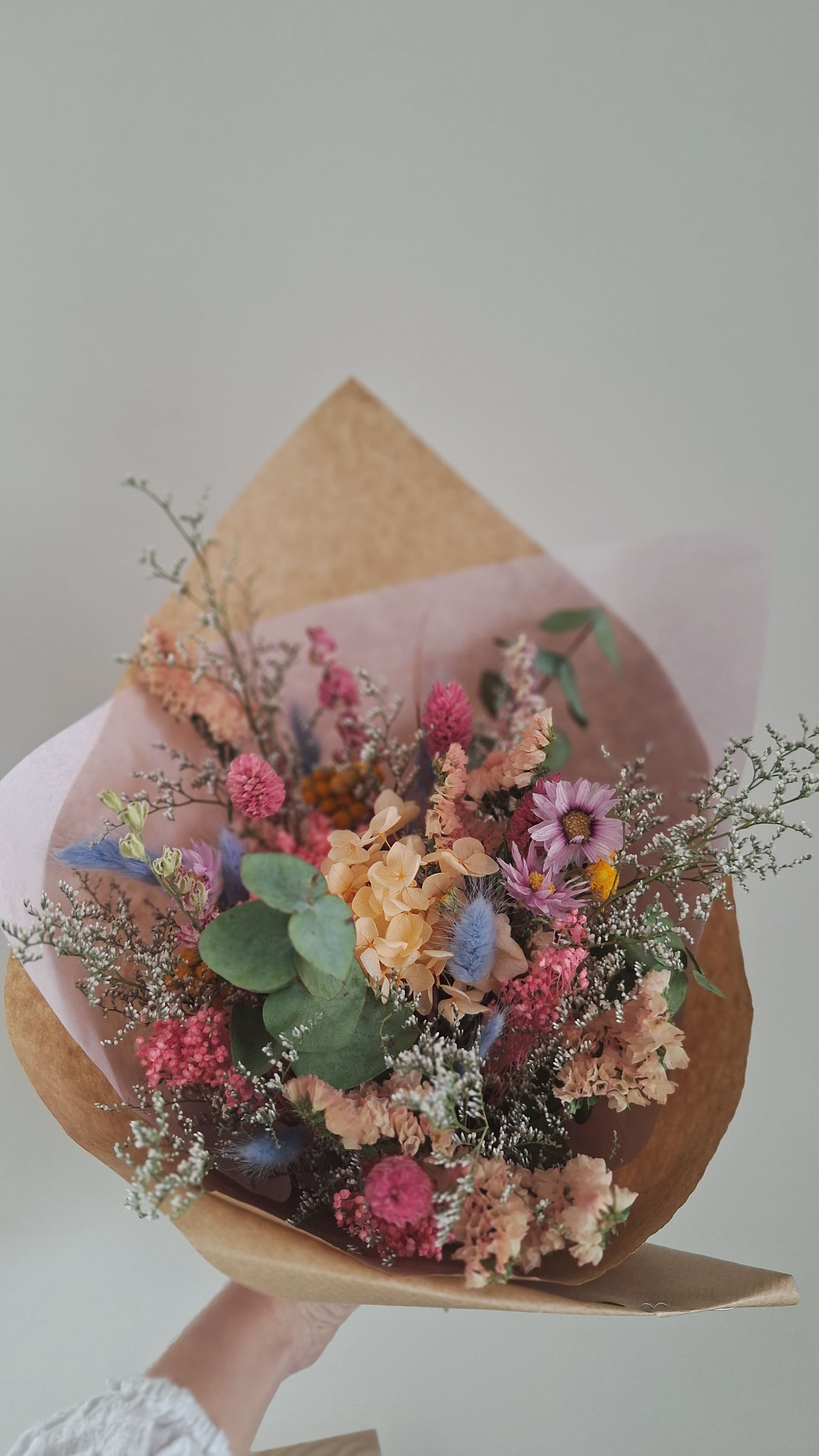 Bouquet de fleurs séchées fêtes des mères - LIVRAISON FRANCE