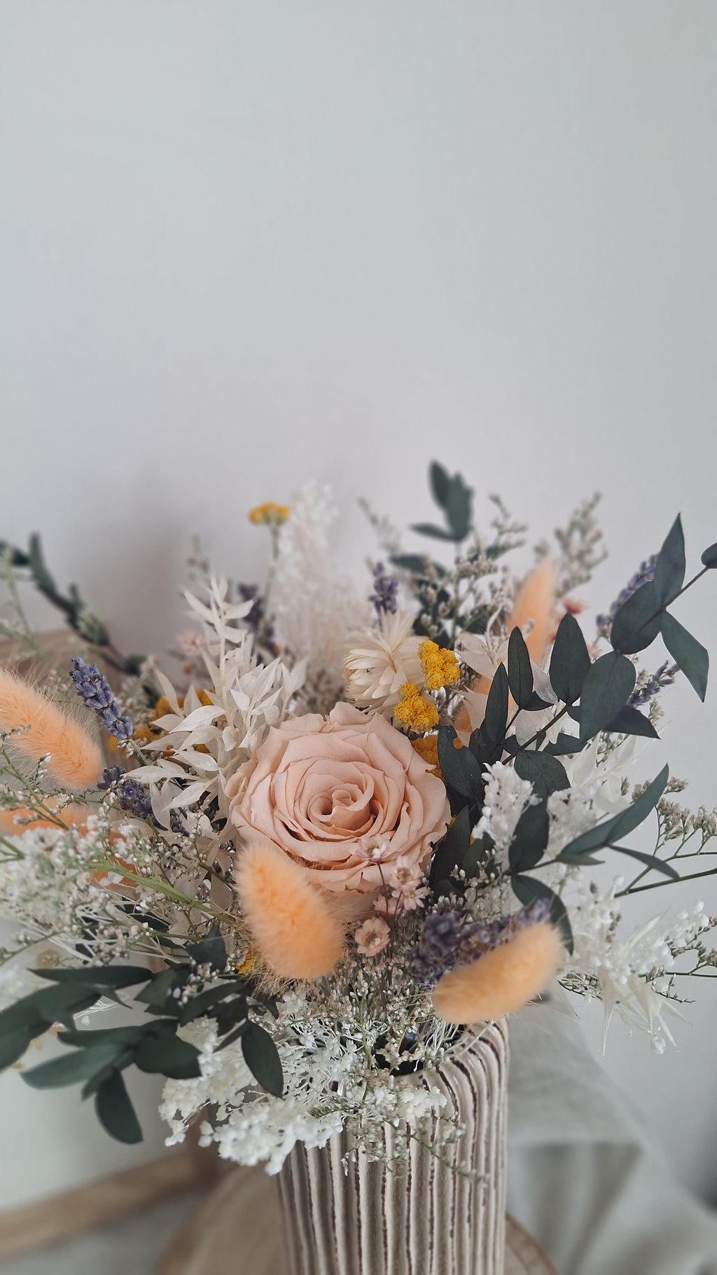 Bouquet doux . Douce maman - champêtre- livraison france - Fêtes des mères - idée cadeau fêtes des mères - cadeau durable