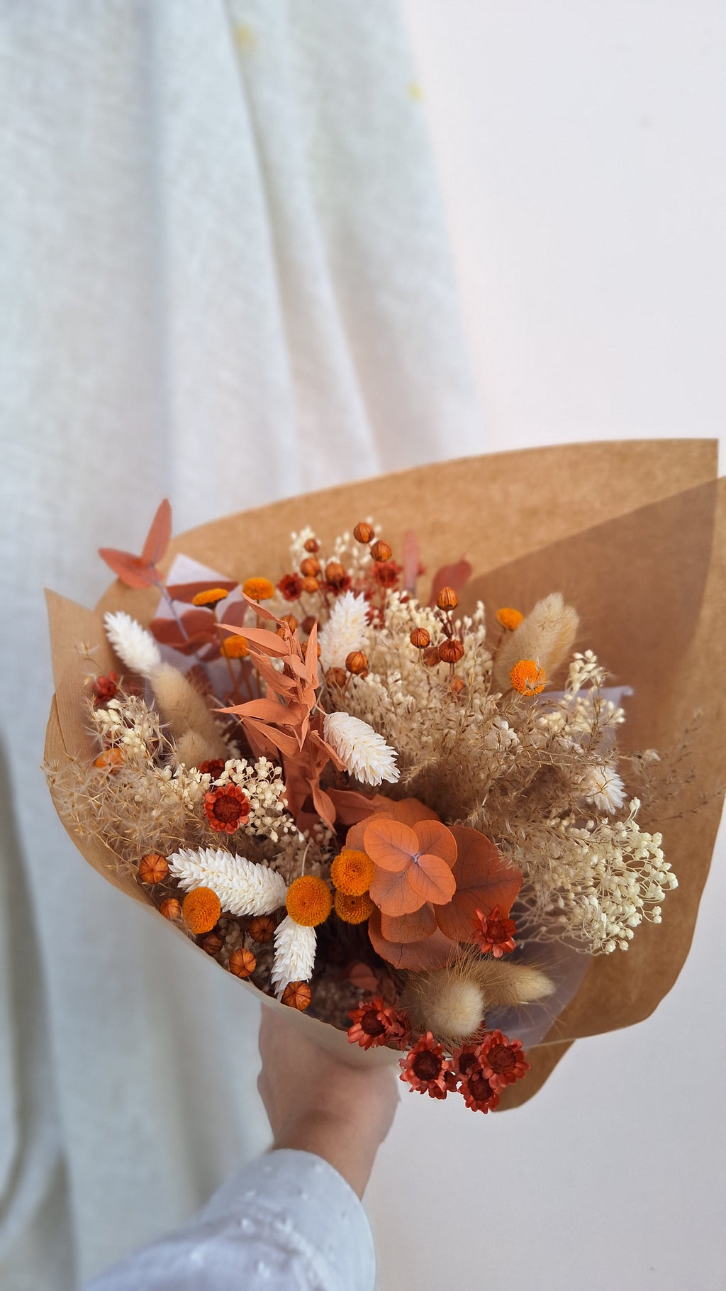 Bouquet de fleurs séchées - DOUCEUR D'AUTOMNE