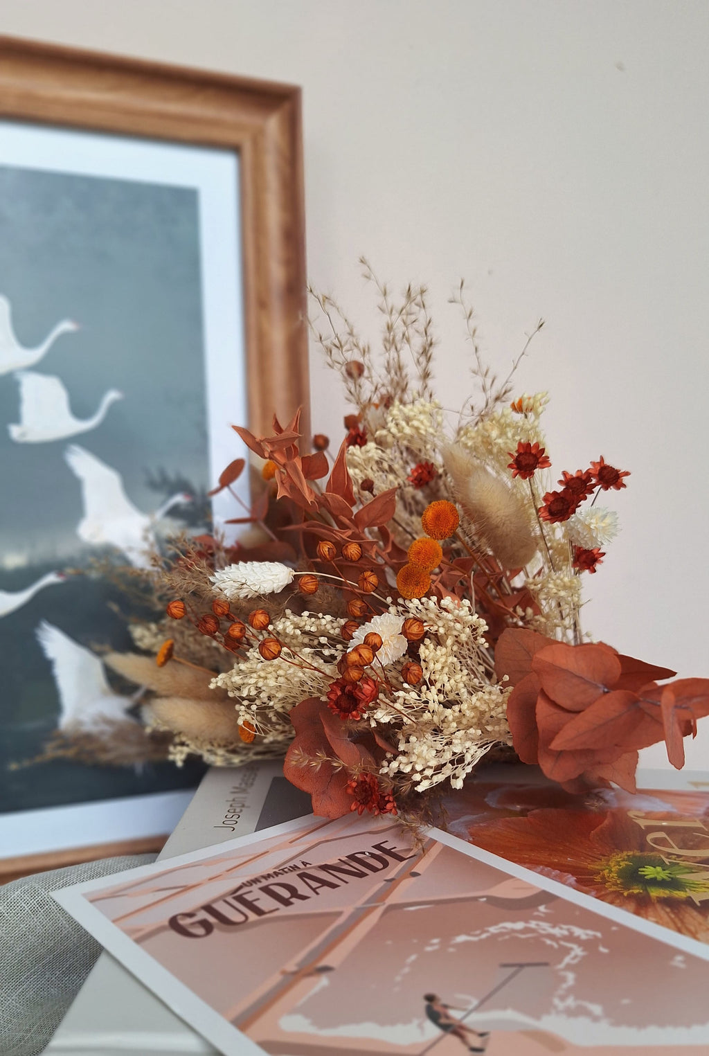 Bouquet de fleurs séchées - DOUCEUR D'AUTOMNE