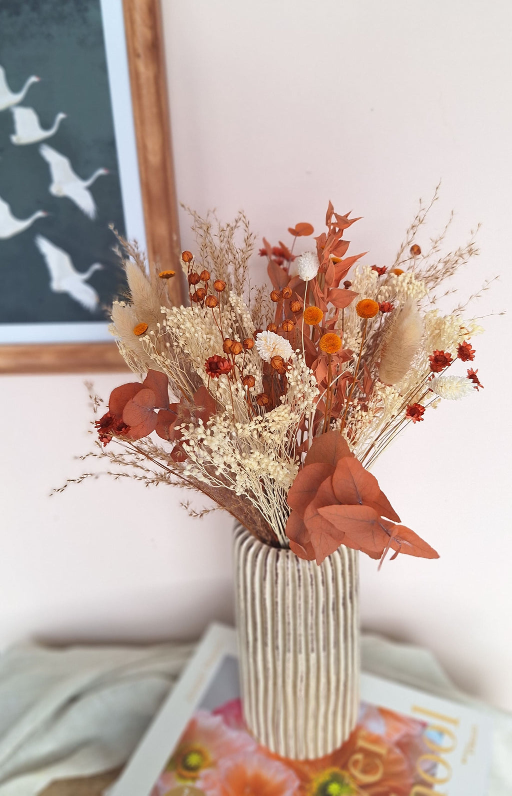 Bouquet de fleurs séchées - DOUCEUR D'AUTOMNE