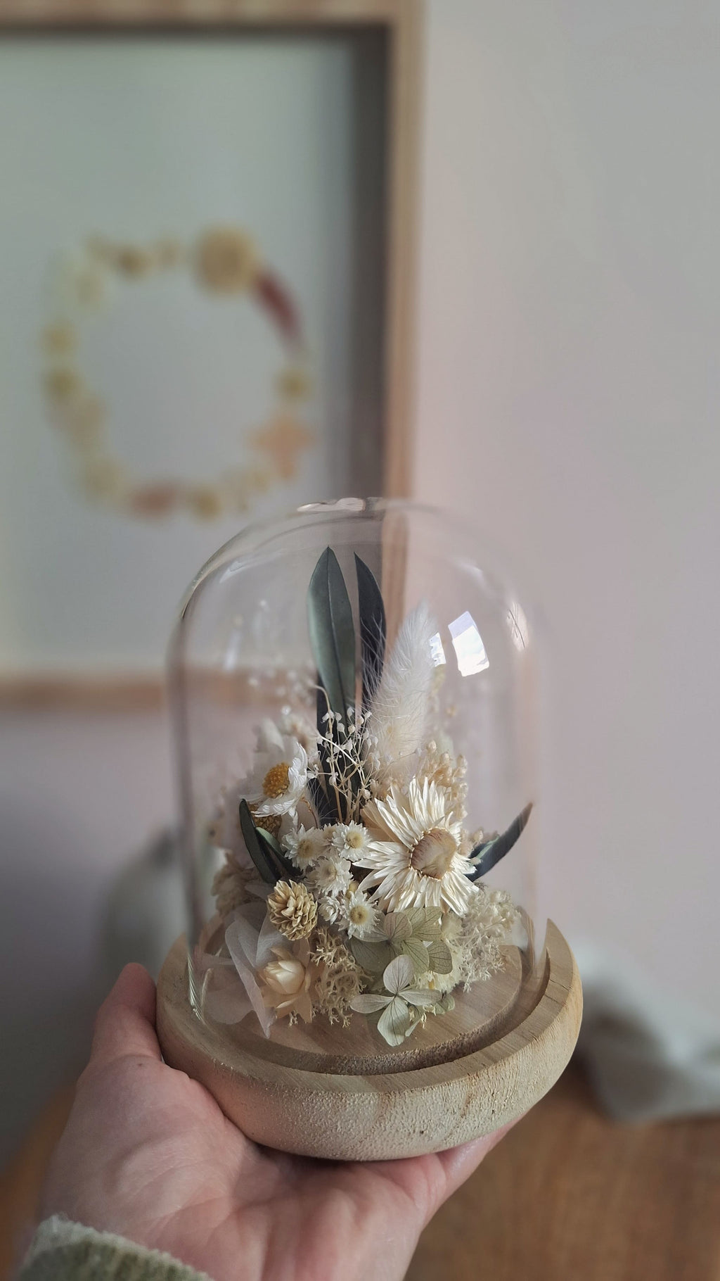 Cloche florale - Sauge