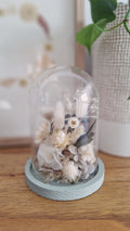 Cloche florale - Olive