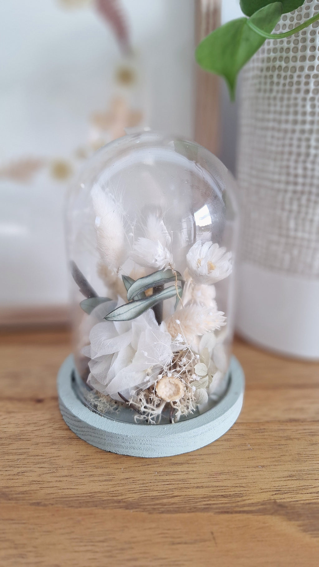 Cloche florale - Olive