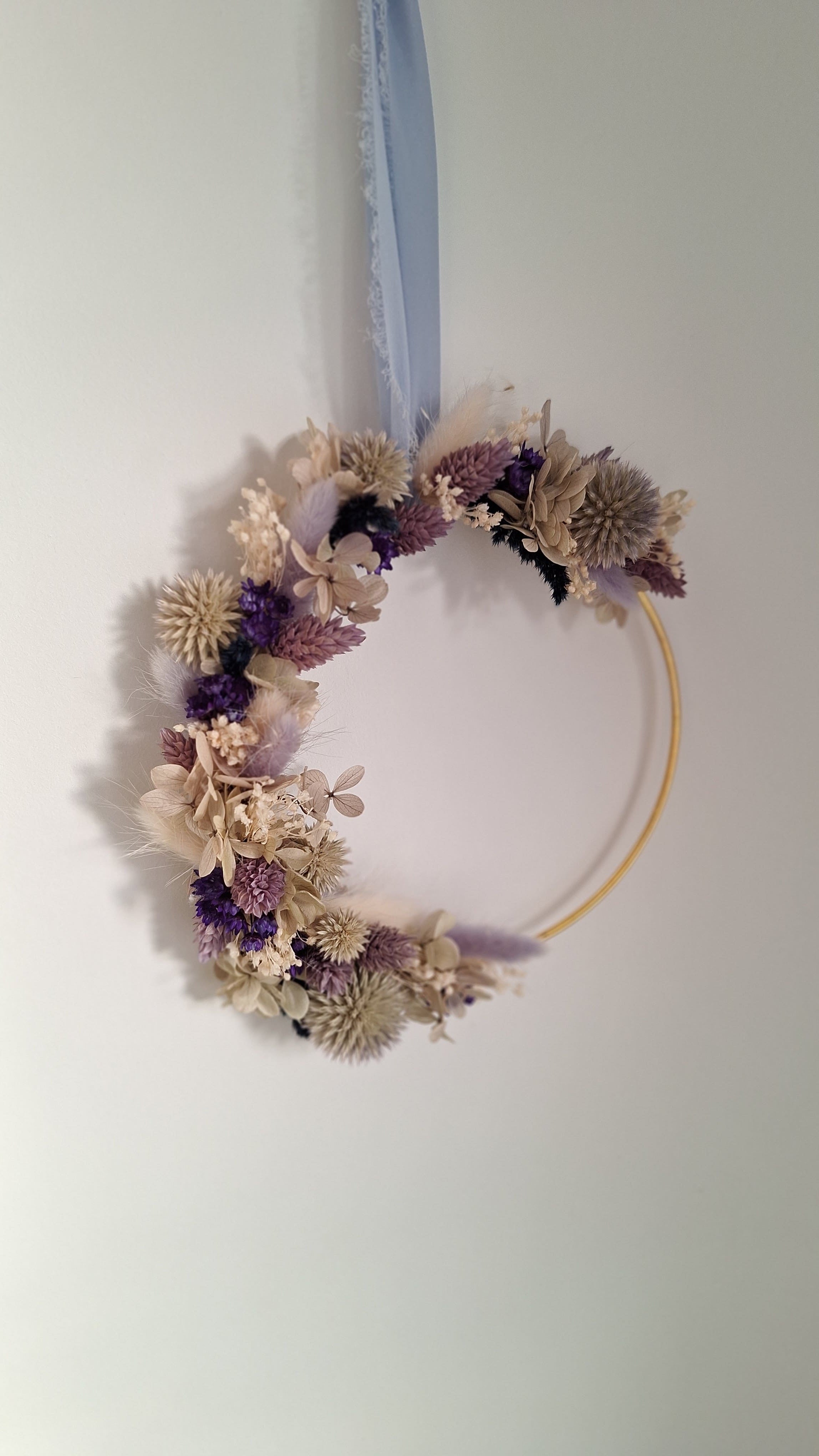 Couronne de fleurs séchées - Malo