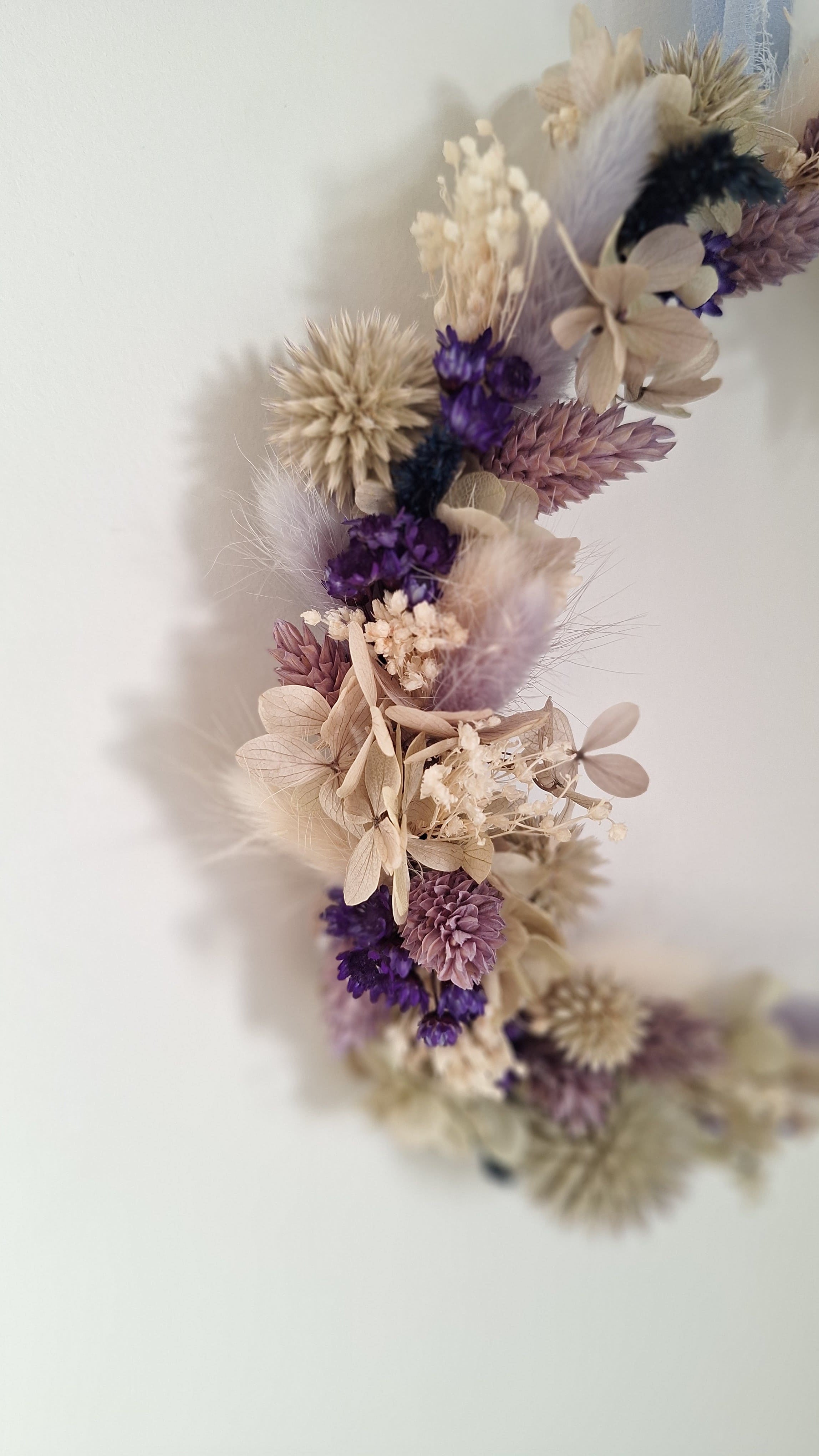 Couronne de fleurs séchées - Malo