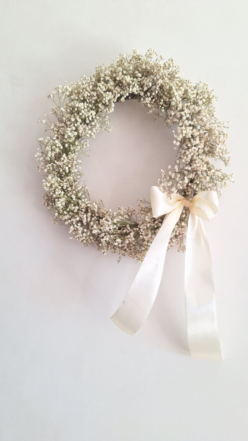 Couronne de gypsophile blanc - livraison france - fleuriste le perche - fleuriste eure et Loir - fleuriste Orne - Fleuriste Sarthe