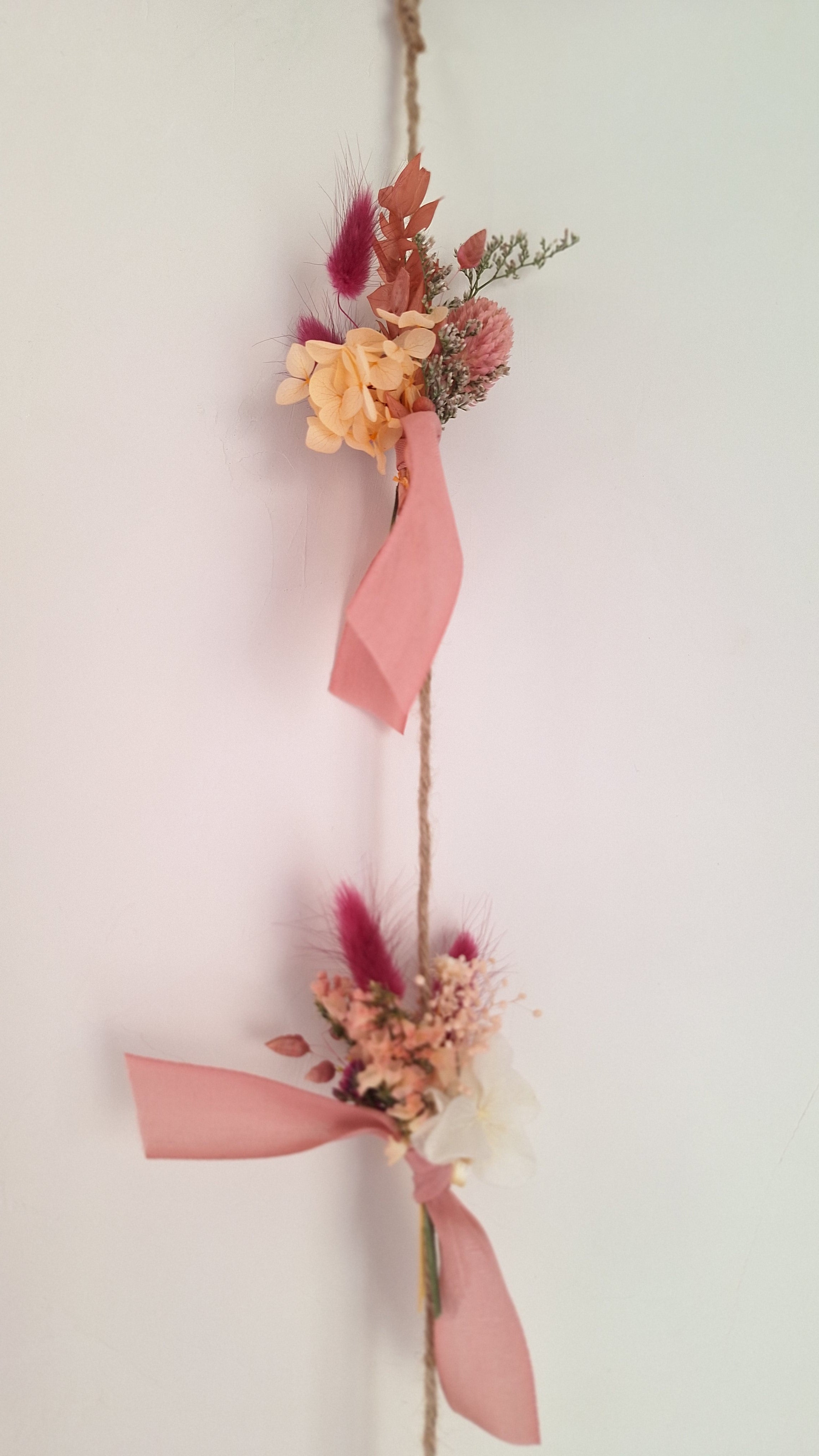 Guirlande en fleurs séchées - Maison Marceline fleuriste la loupe - fête des mères