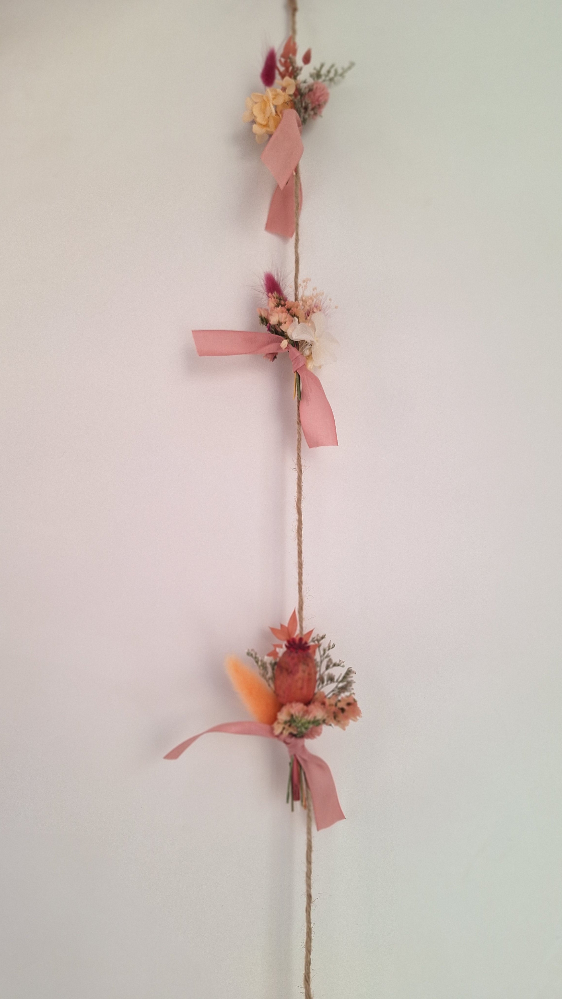 Guirlande en fleurs séchées - Maison Marceline fleuriste nogent le rotrou - fête des mères