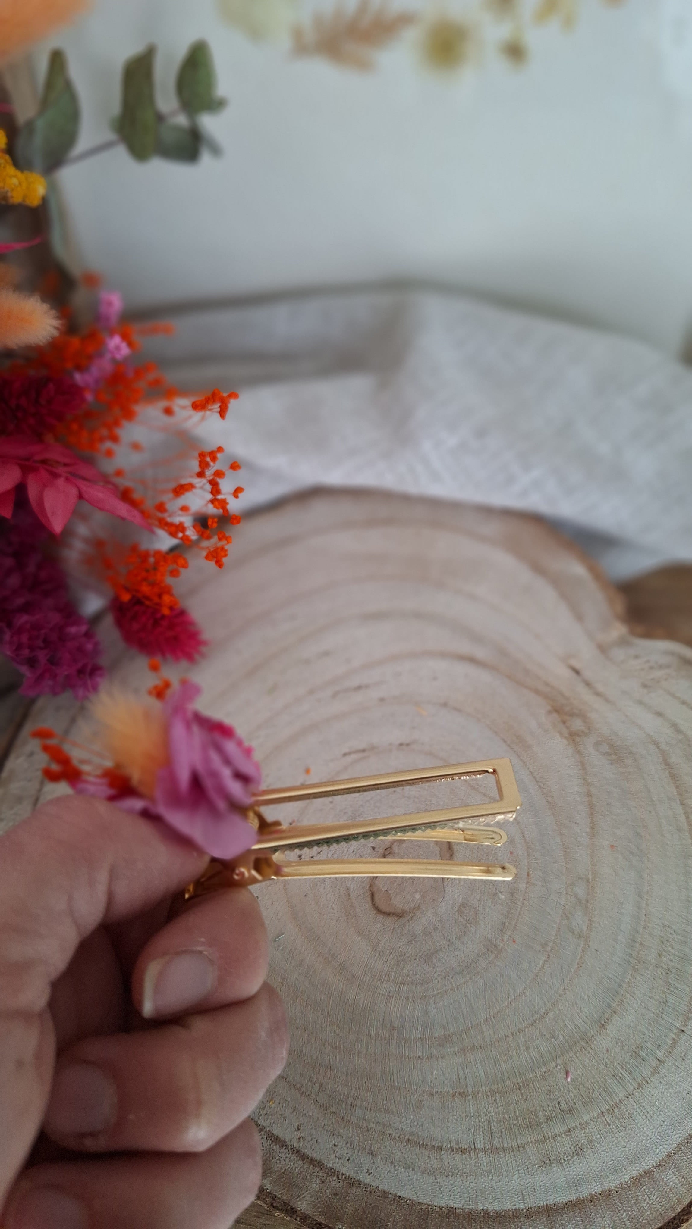 Pince fleurie colorée durable - Fleuriste Eure et Loir, fleuriste orne, Fleuriste le perche, Fleuriste Bretoncelles