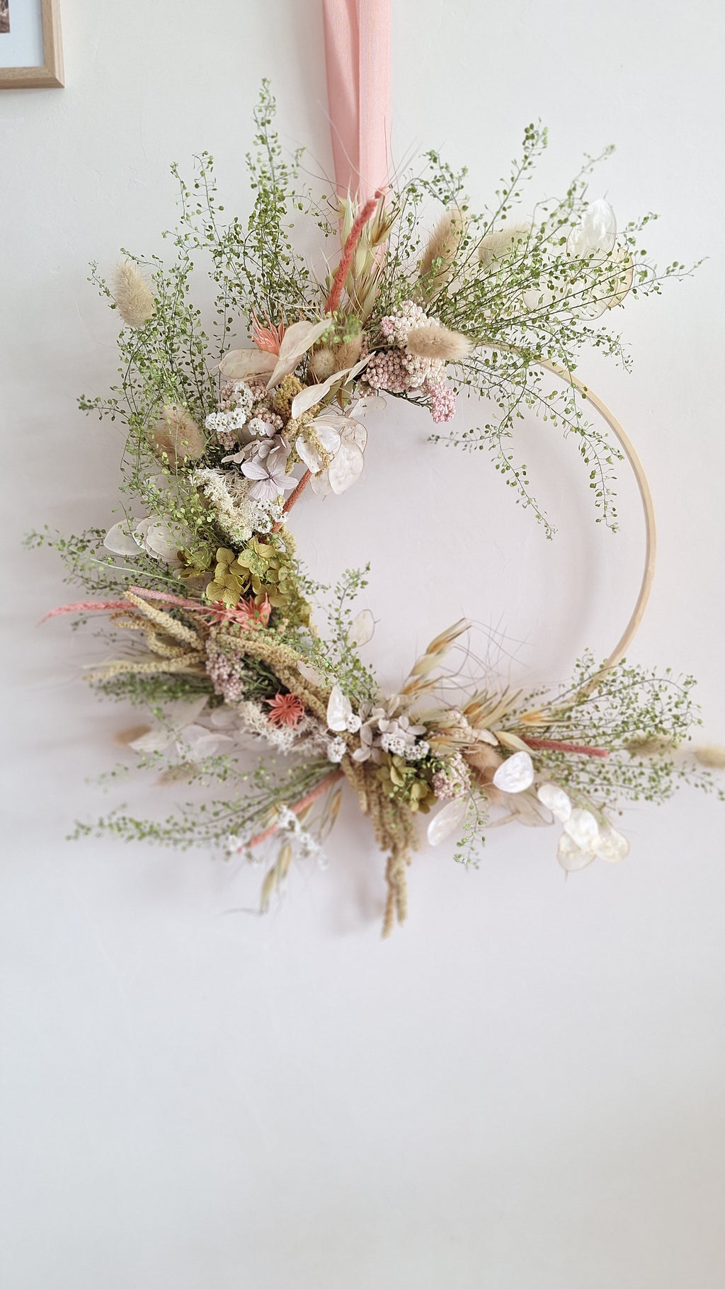 Couronne de fleurs séchées - Léonie