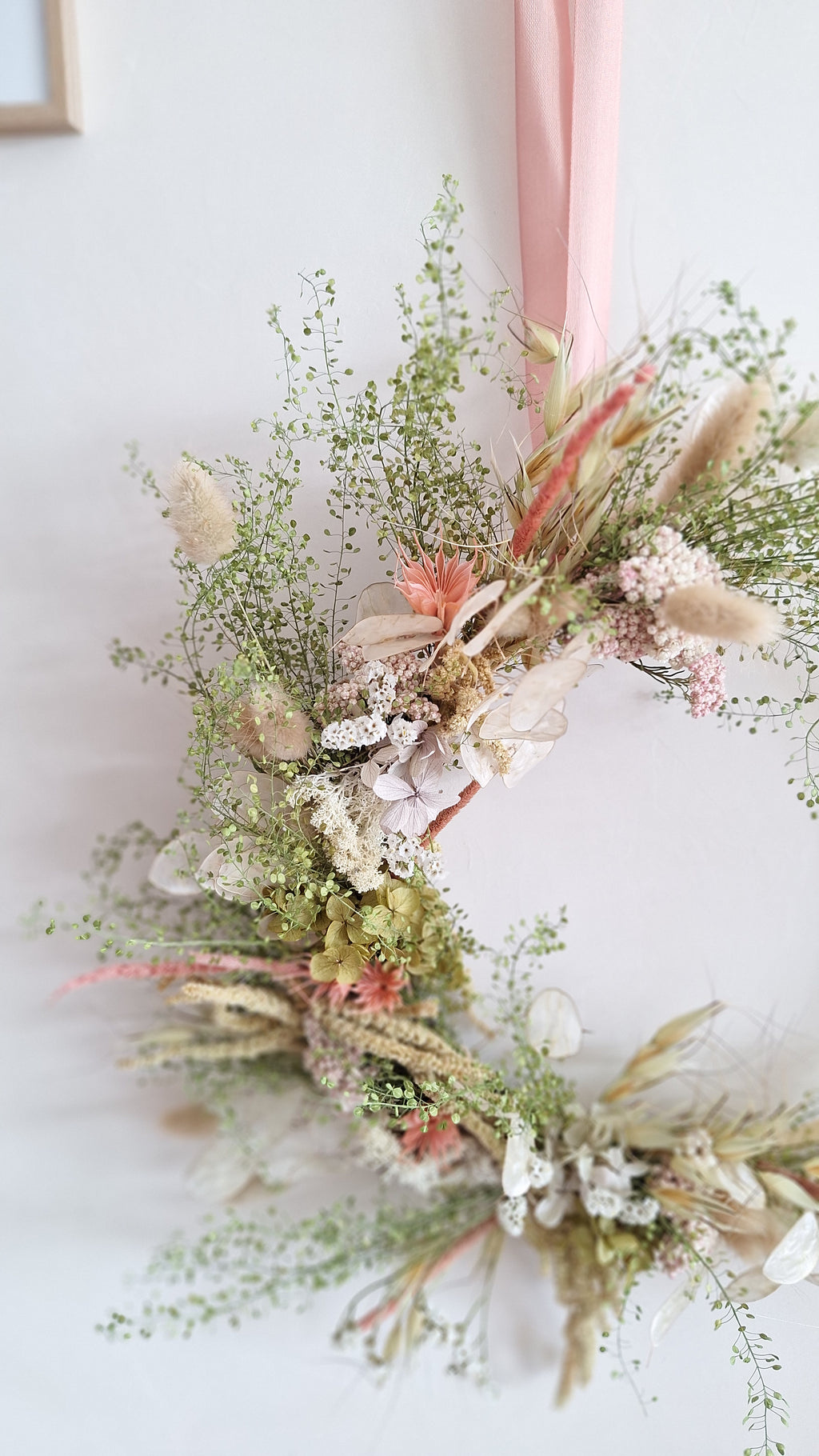 Couronne de fleurs séchées - Léonie