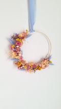 Couronne de fleurs séchées - Eclosion sauvage