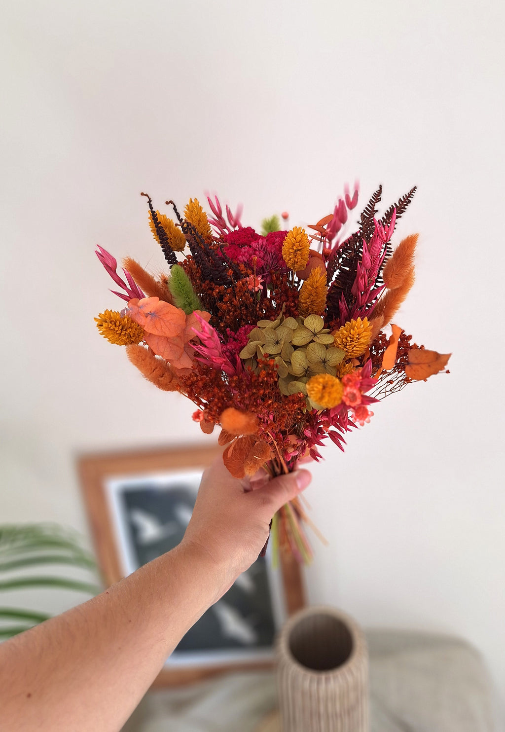 Bouquet de fleurs séchées - Forêt d'automne