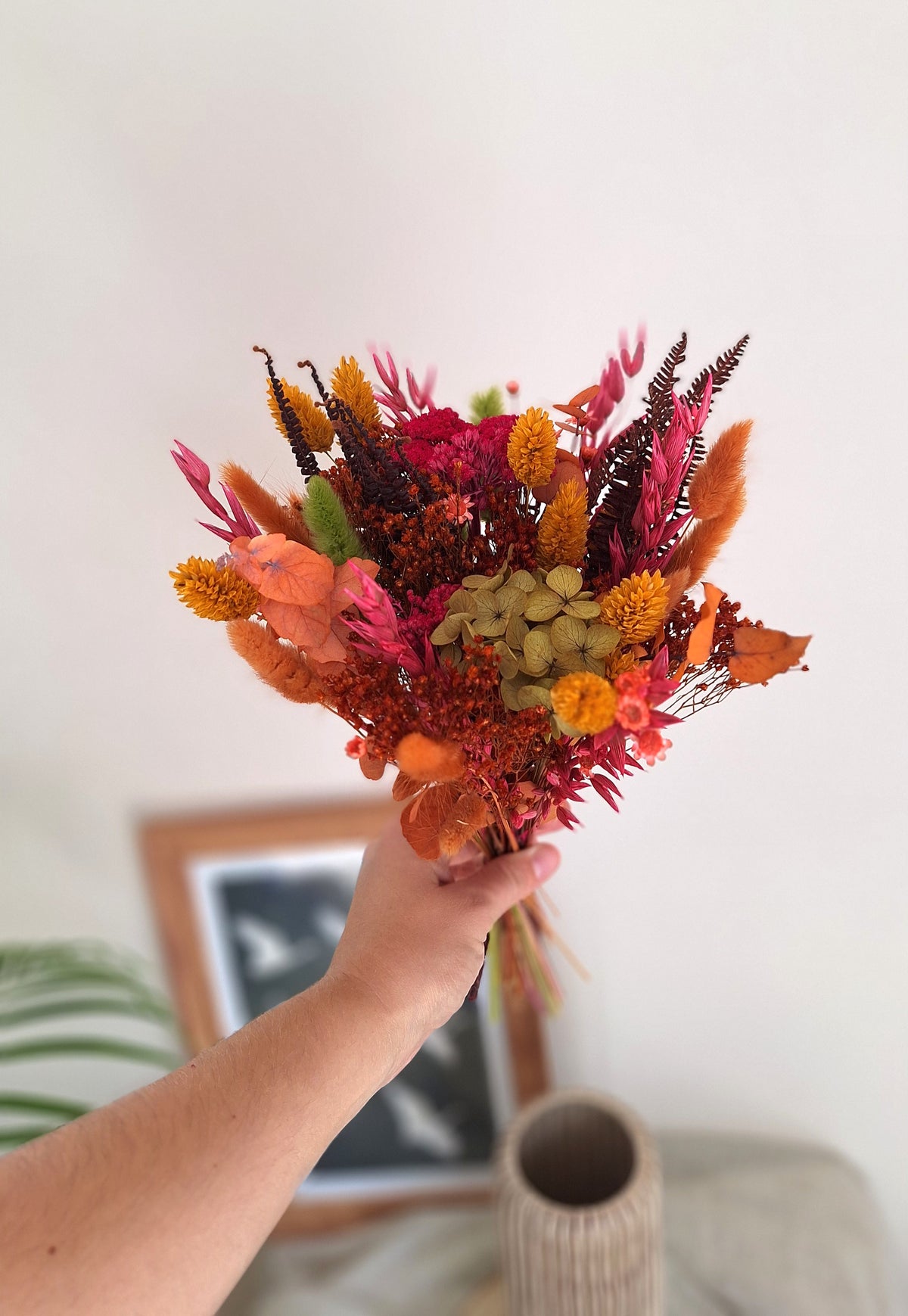 Bouquet de fleurs séchées - Forêt d'automne