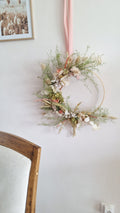 Couronne de fleurs séchées - Léonie